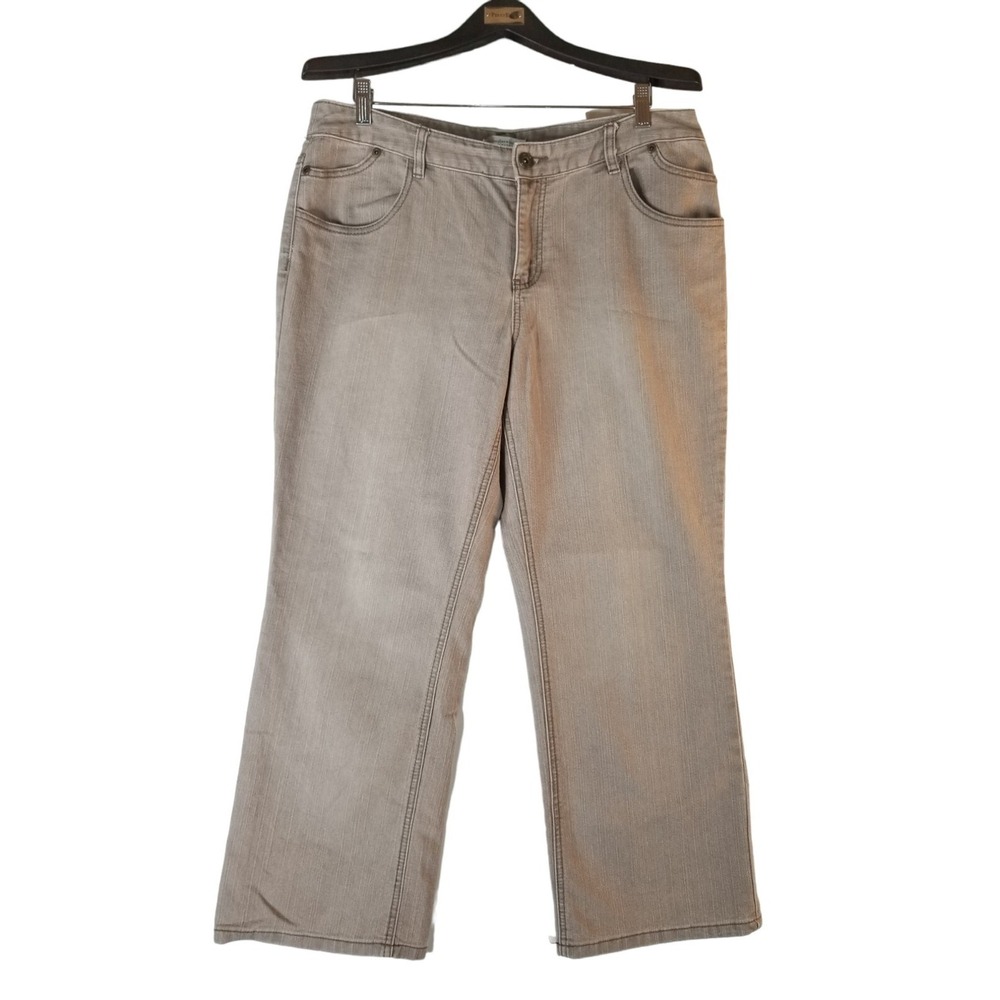 Christopher & Banks Petit Women's Jeans Modern Fit Size 14 P 36x28 Light Brown